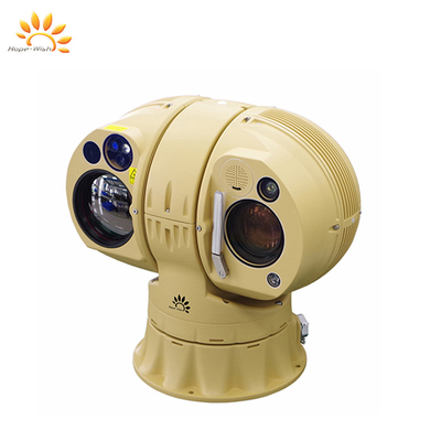 640 x 512 caméra PTZ thermique avec précision de positionnement GPS 10 mètres pour la surveillance